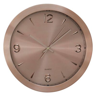 Elko Copper Finish Aluminium Wall Clock