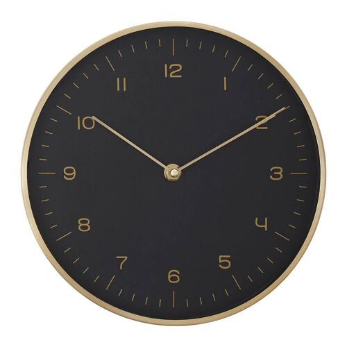 Elko Gold / Black Finish Wall Clock