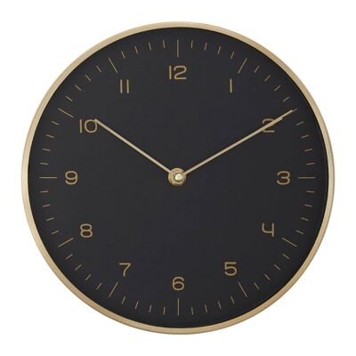 Elko Gold / Black Finish Wall Clock