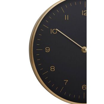 Elko Gold / Black Finish Wall Clock 4