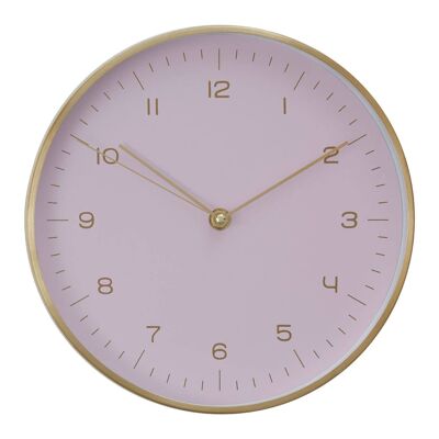 Elko Gold / Pink Finish Wall Clock