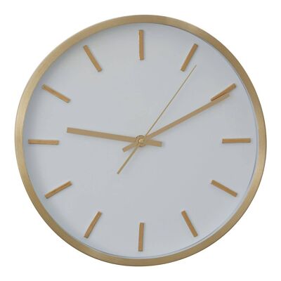 Elko Large 3D Effect Gold Finish Wall Clock