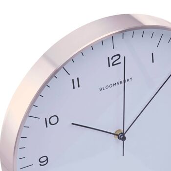 Elko Round Copper Finish Wall Clock 4