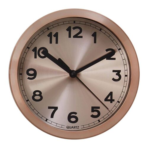 Elko Wall Clock with Copper / Black Finish
