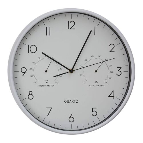 Elko Wall Clock with Temp / Humidity Dial