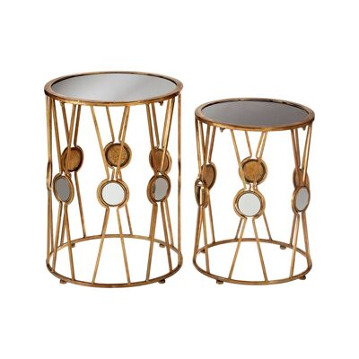 Faiza Set of 2 X-Design Rounded Tables