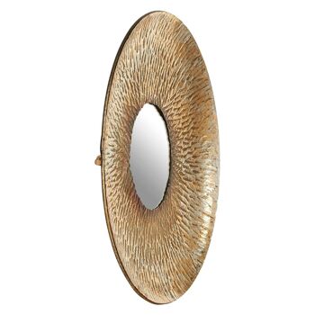 Faiza Small Textured Wall Mirror 4