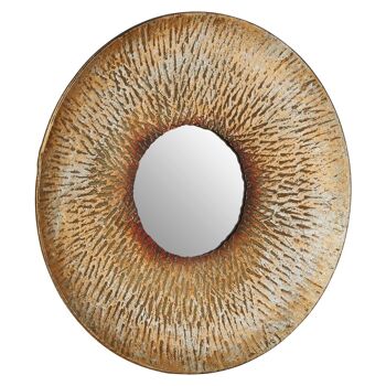 Faiza Small Textured Wall Mirror 8