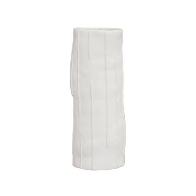 Fara White Small Vase