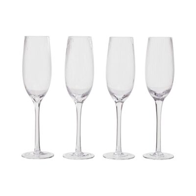 Farrow Set of Four Champagne Glasses