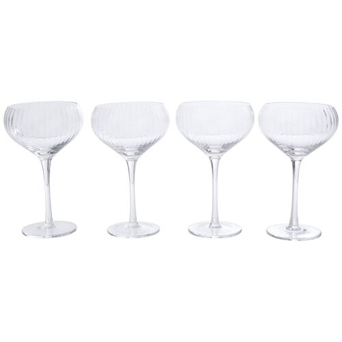 Farrow Set of Four Cocktail Glasses