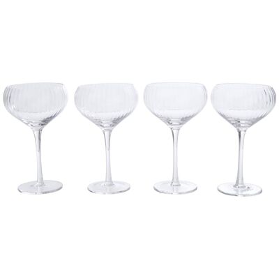 Farrow Set of Four Cocktail Glasses