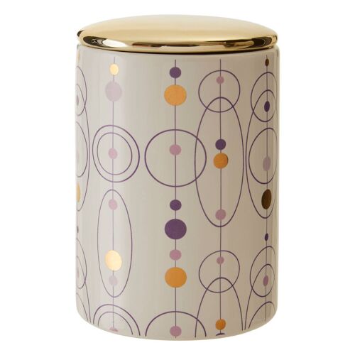 Fenwick Canister with Gold Finish Lid