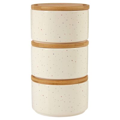 Fenwick Set of 3 Stackable Canisters