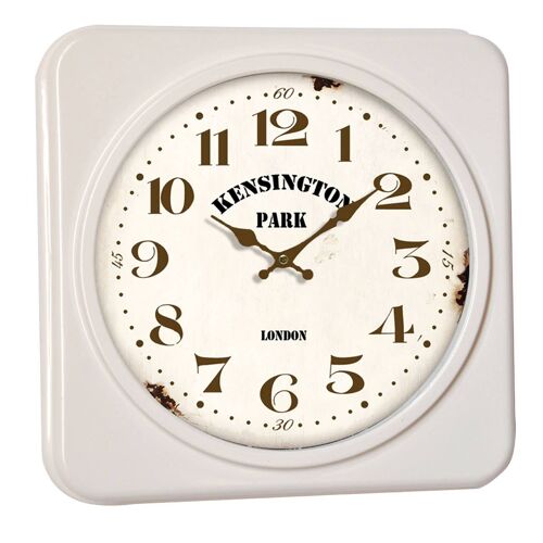 Fifty Five South Ivory Square Wall Clock