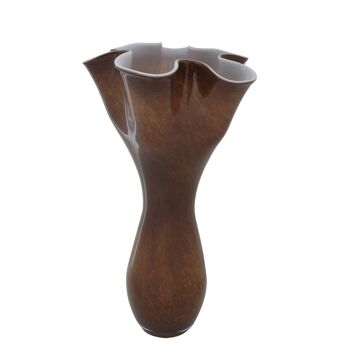 Vase en chocolat évasé 1