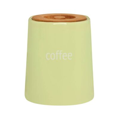 Fletcher Green Ceramic Coffee Canister