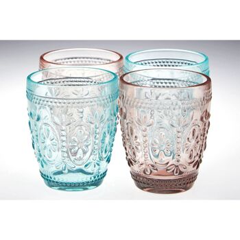 Gobelets en Verre Fleur - Lot de 4 4