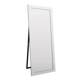 Miroir sur pied avec bord biseauté 2