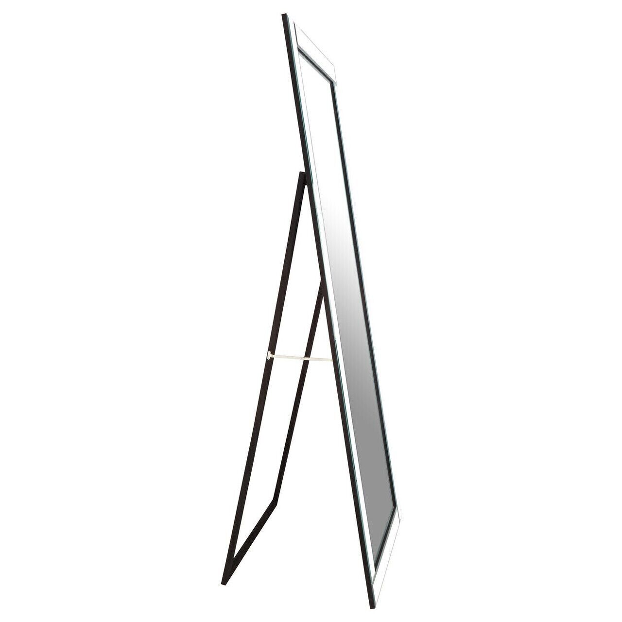 Espejo de pie con borde biselado