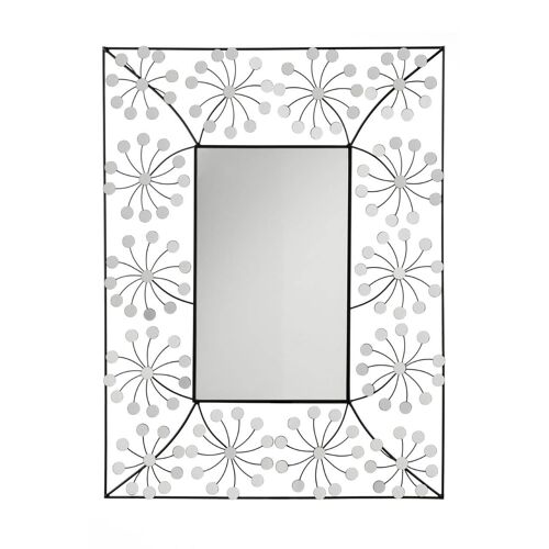 Floret Metal Frame Wall Mirror