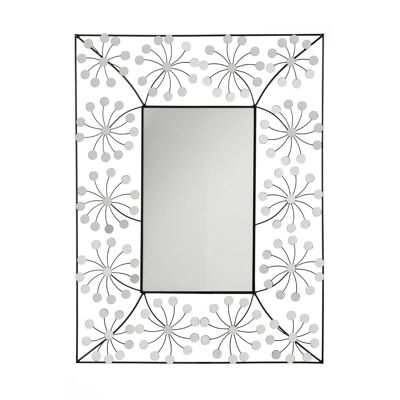 Floret Metal Frame Wall Mirror
