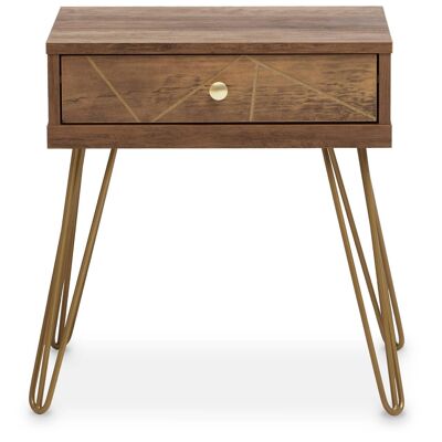 Flori One Draw Side Table