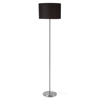 Lampadaire Forma avec abat-jour noir et prise UE 1