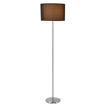 Lampadaire Forma avec abat-jour noir et prise UE 8