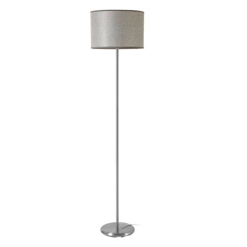 Forma Grey Waffle Effect Shade Floor Lamp