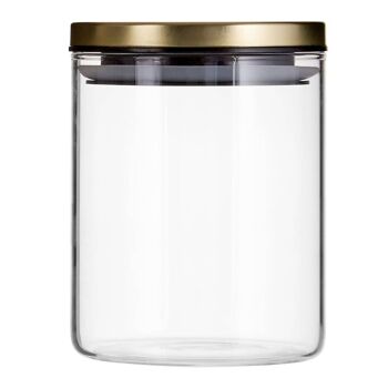 Pot de Conservation Freska avec Couvercle Doré - 700ml 1