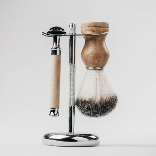 Shaving Kit Wood