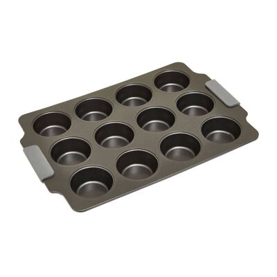 From Scratch Grey Twelve Cup Muffin Tray