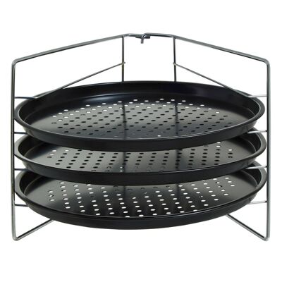 From Scratch Three Tier Non Stick Pizza Rack
