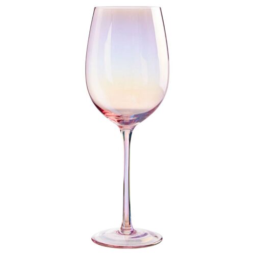 Frosted Deco Set of 4 Wine Glasses