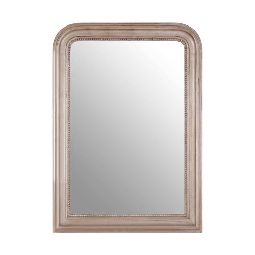Gaia Silver Wood Wall Mirror