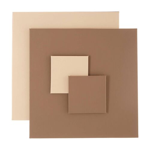 Geome Reverse Taupe and Cream - Set of 4