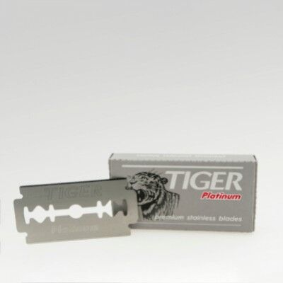 Tiger platinum razor blades for sensitive skin (5 units)