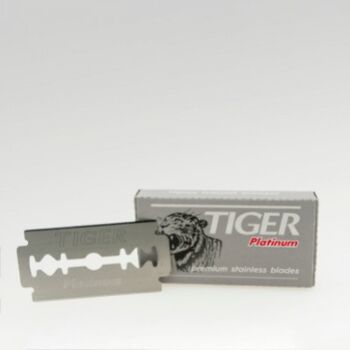 Lames de rasoir Tiger Platinum pour peaux sensibles (5 unités) 1