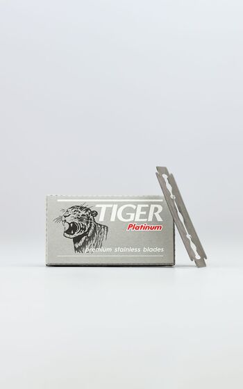 Lames de rasoir Tiger Platinum pour peaux sensibles (5 unités) 2