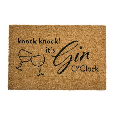 Gin O' Clock Doormat