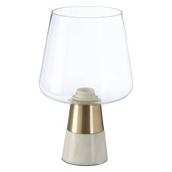 Lampe Edison avec abat-jour en verre 3