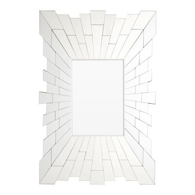 Glitzy Rectangular Wall Mirror