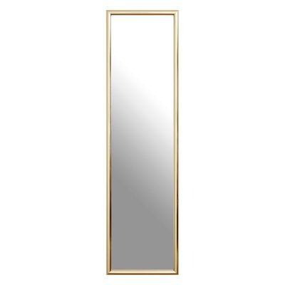 Gold Plastic Frame Over Door Mirror