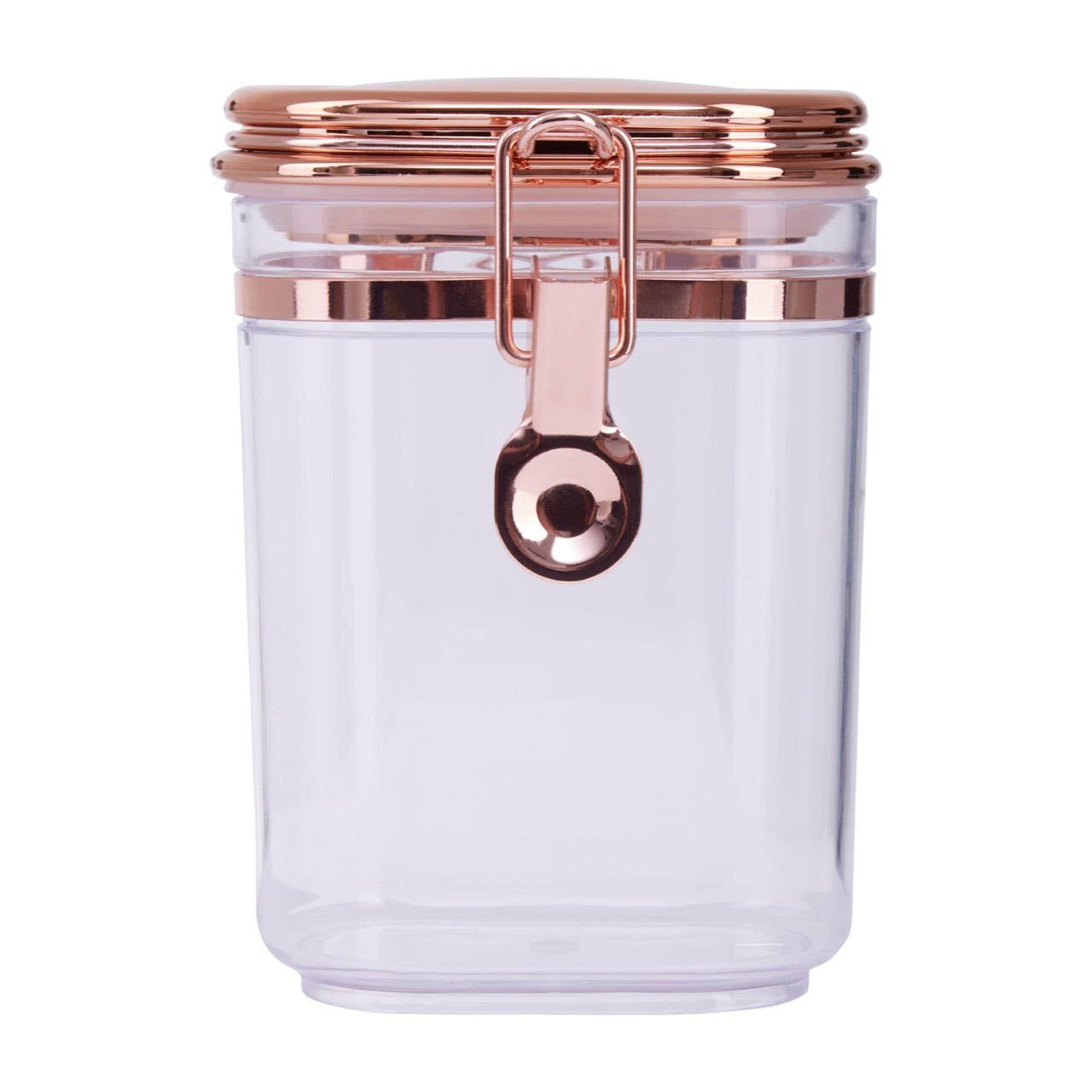 Ripple Food Storage Small Glass Jar Canister with Airtight Lid