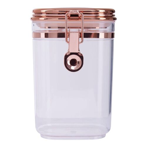 Gozo Canister With Copper Lid - 0.60Ltr