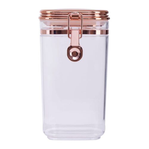 Gozo Canister With Copper Lid - 0.75Ltr