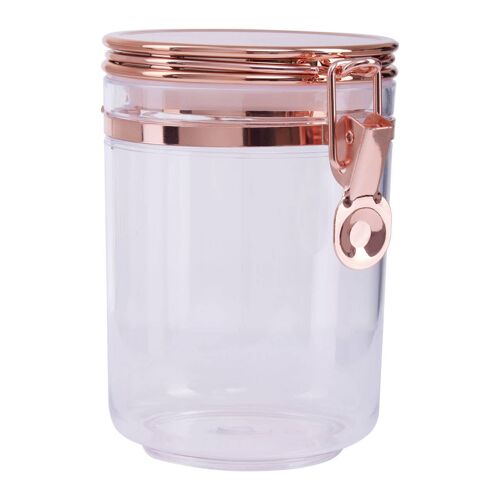 Gozo Canister With Copper Lid - 0.8Ltr