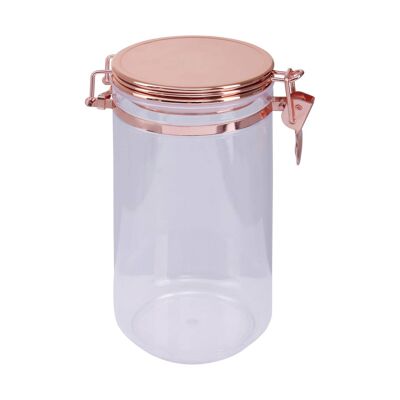 Gozo Canister With Copper Lid - 1.1Ltr