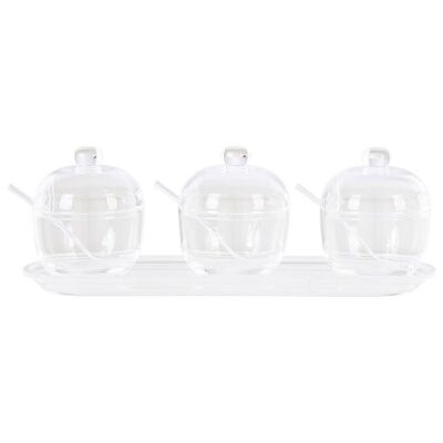 Gozo Set of 3 Condiment Containers